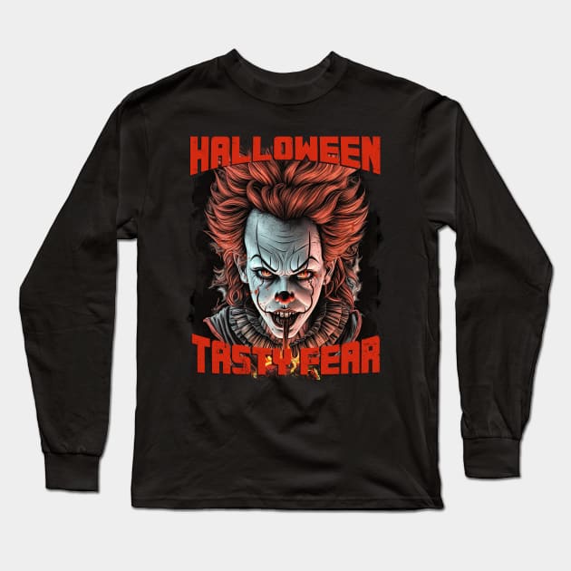 Pennywise the clown Long Sleeve T-Shirt by Pictozoic